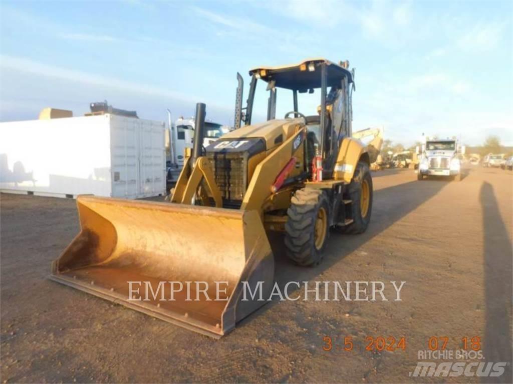 CAT 416F2 4EO Товарач със заден ексватор