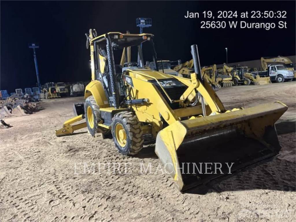CAT 416F2 4EO Товарач със заден ексватор