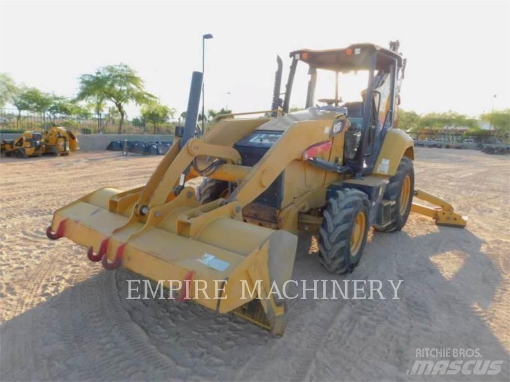 CAT 416F2 4EO Товарач със заден ексватор