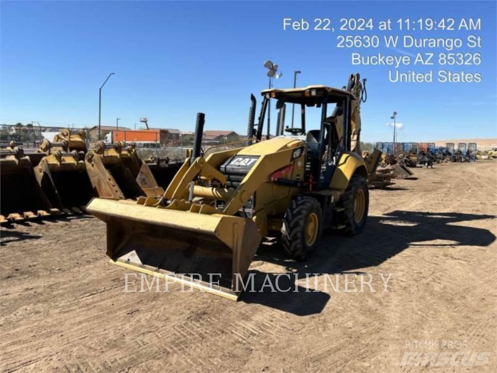 CAT 416F2 4EO Товарач със заден ексватор