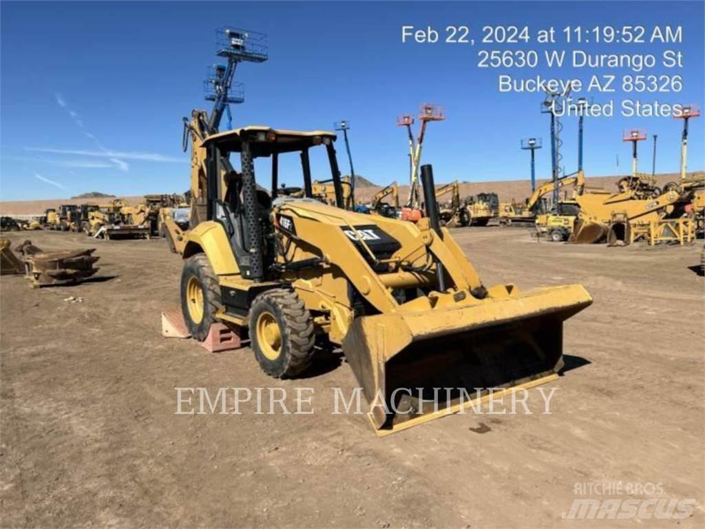 CAT 416F2 4EO Товарач със заден ексватор