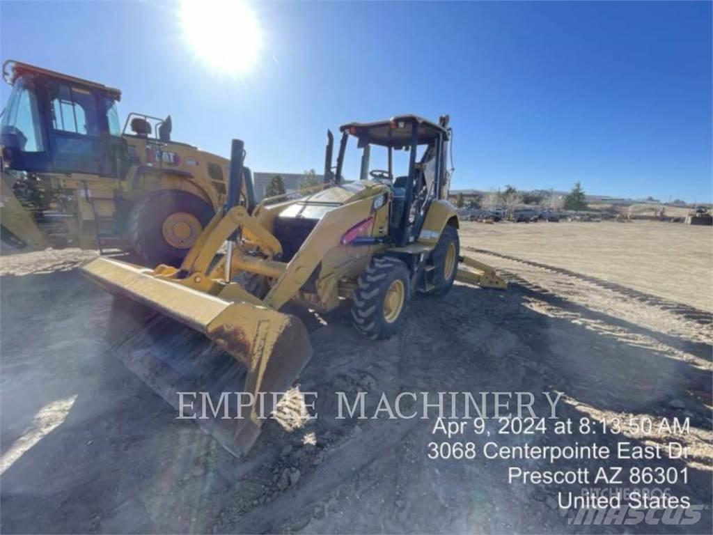 CAT 416F2 4EO Товарач със заден ексватор