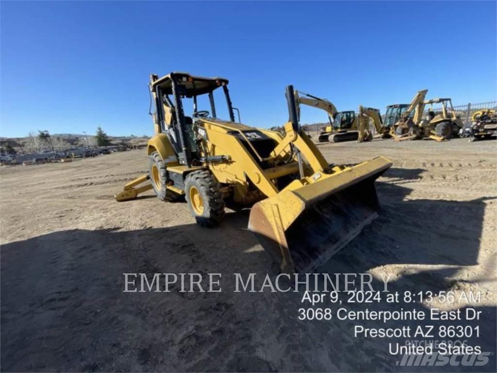 CAT 416F2 4EO Товарач със заден ексватор