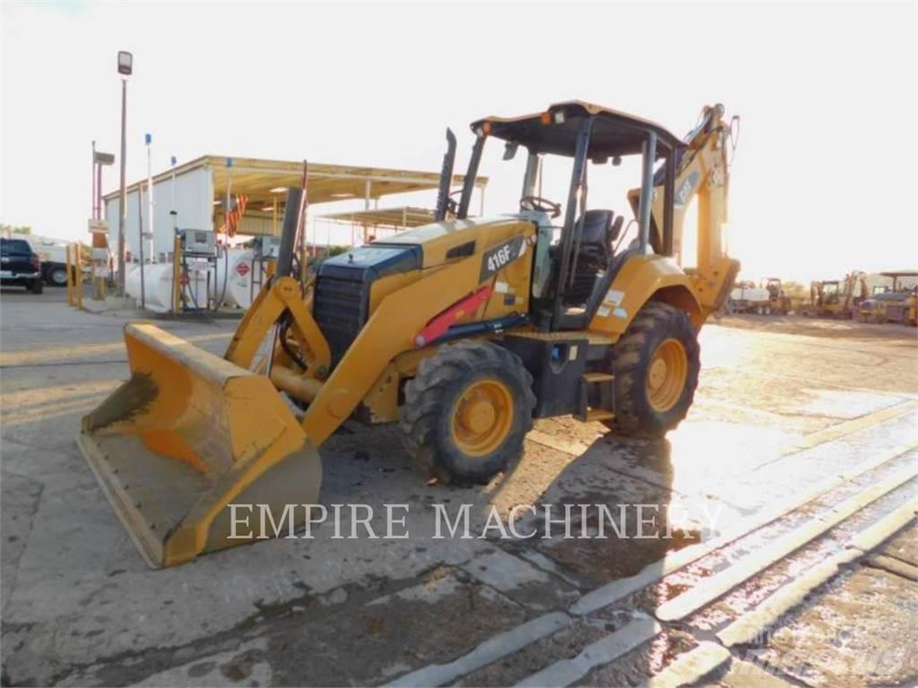 CAT 416F2 4EO Товарач със заден ексватор