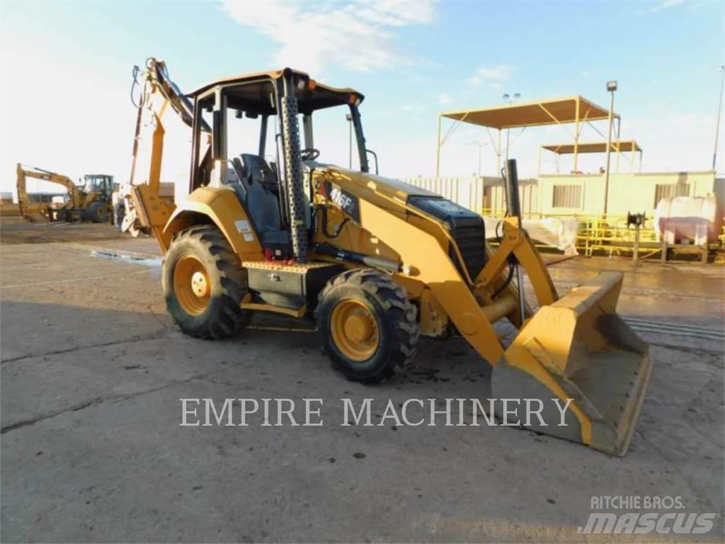 CAT 416F2 4EO Товарач със заден ексватор