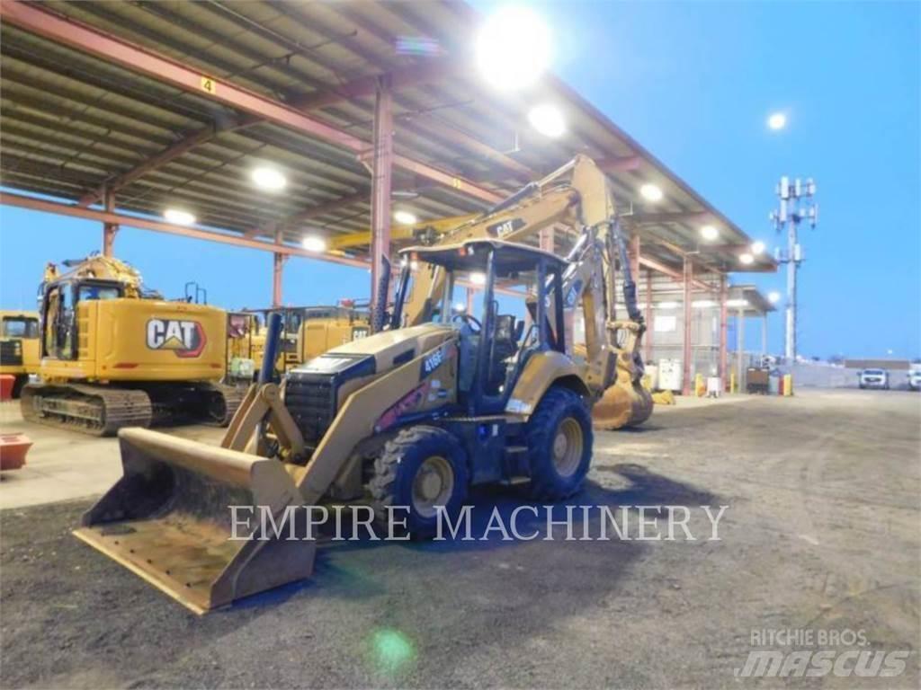 CAT 416F2 4EO Товарач със заден ексватор
