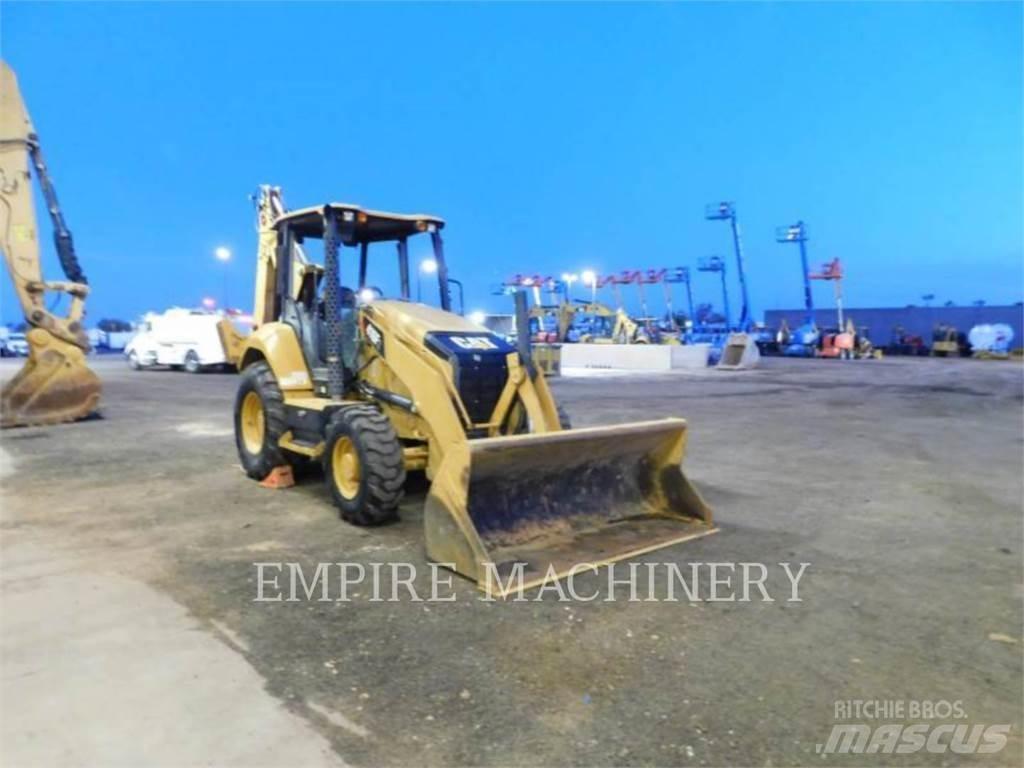 CAT 416F2 4EO Товарач със заден ексватор