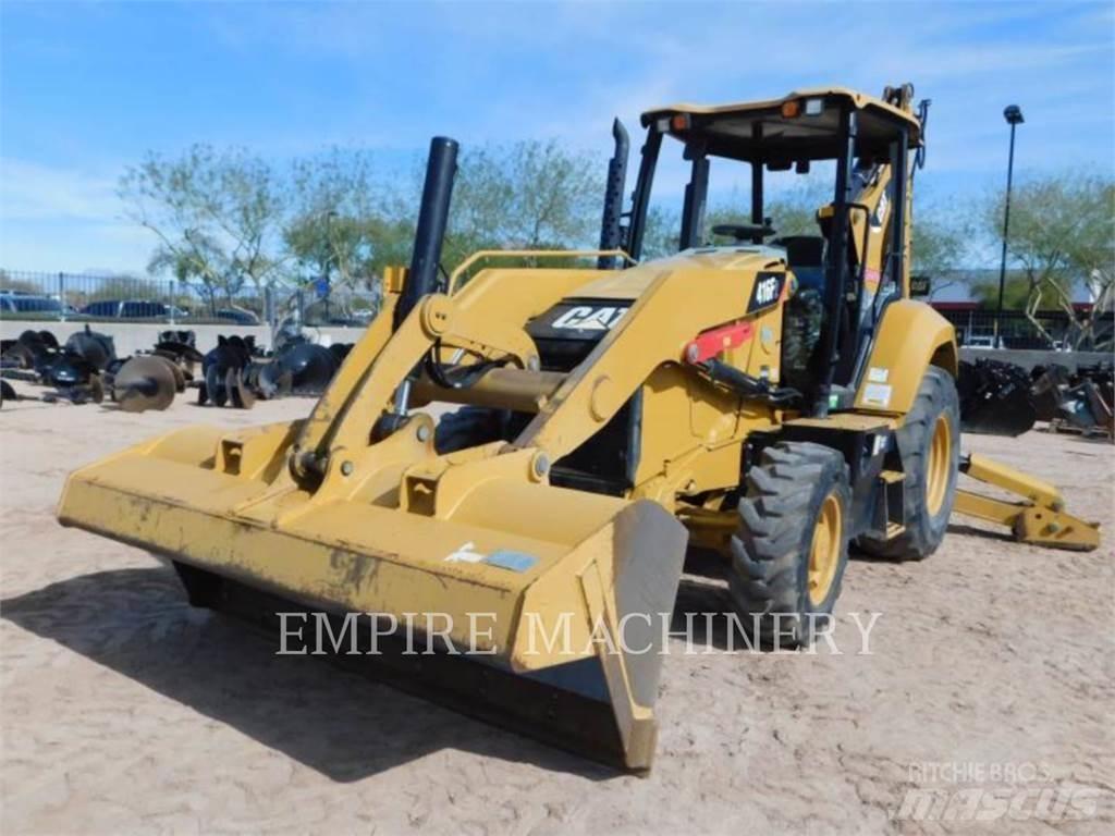 CAT 416F2 4EO Товарач със заден ексватор