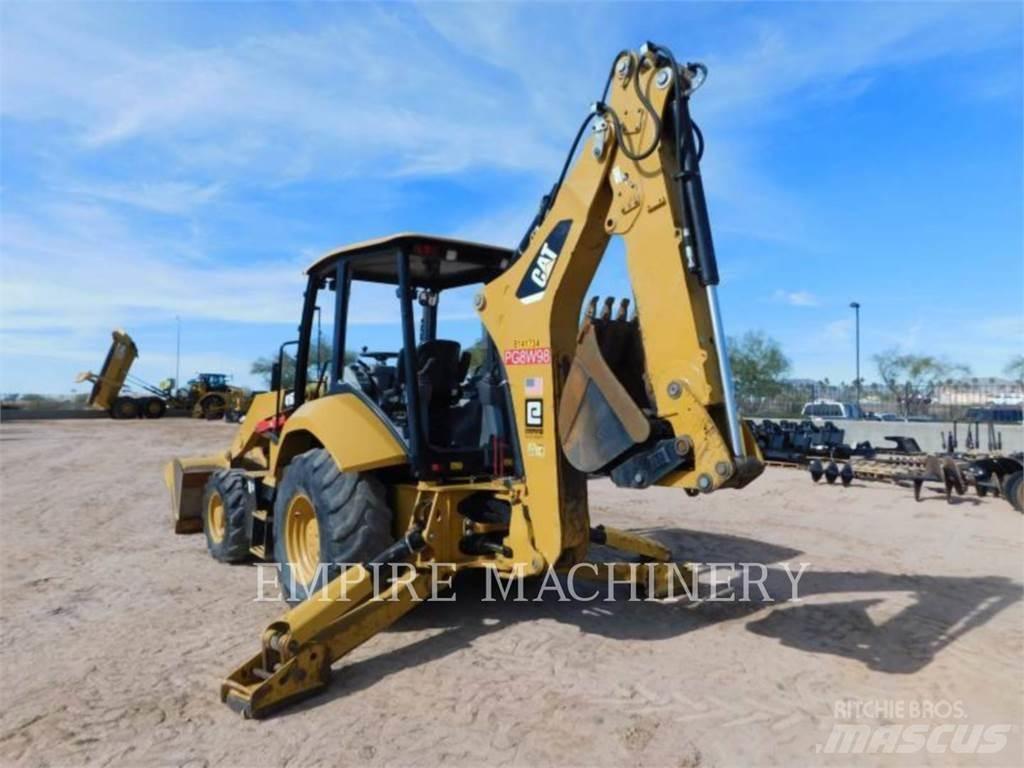 CAT 416F2 4EO Товарач със заден ексватор