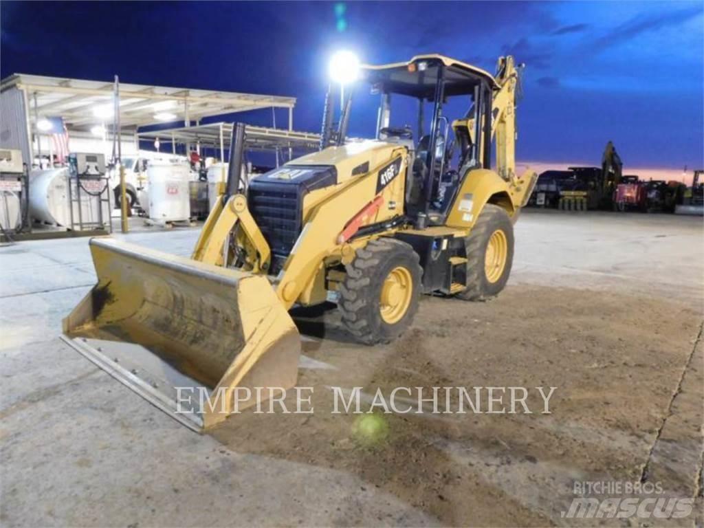 CAT 416F2 4EO Товарач със заден ексватор