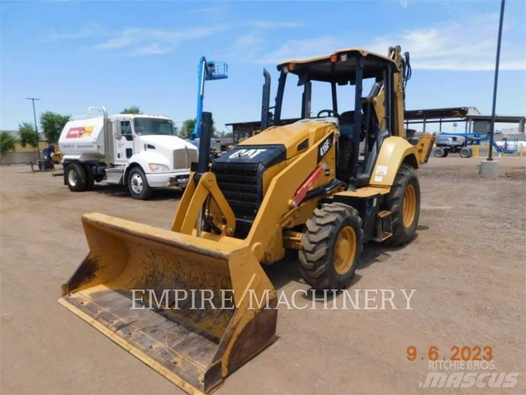 CAT 416F2 4EOP Товарач със заден ексватор