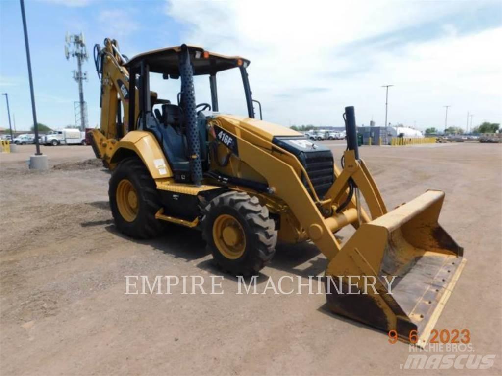 CAT 416F2 4EOP Товарач със заден ексватор