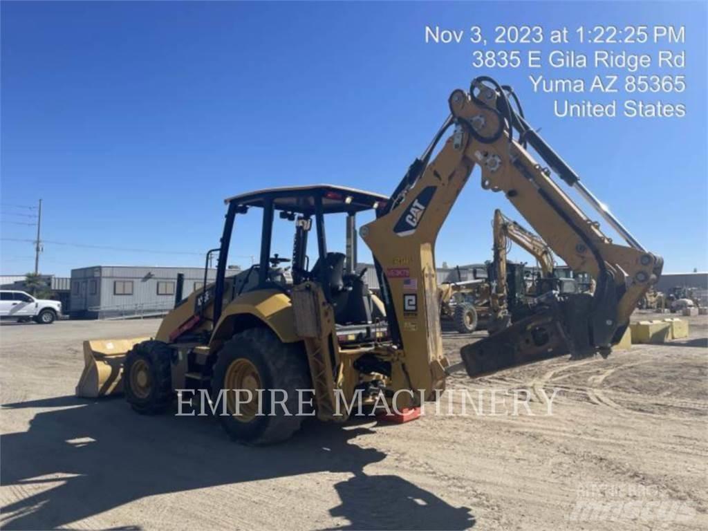 CAT 416F2 4EOP Товарач със заден ексватор
