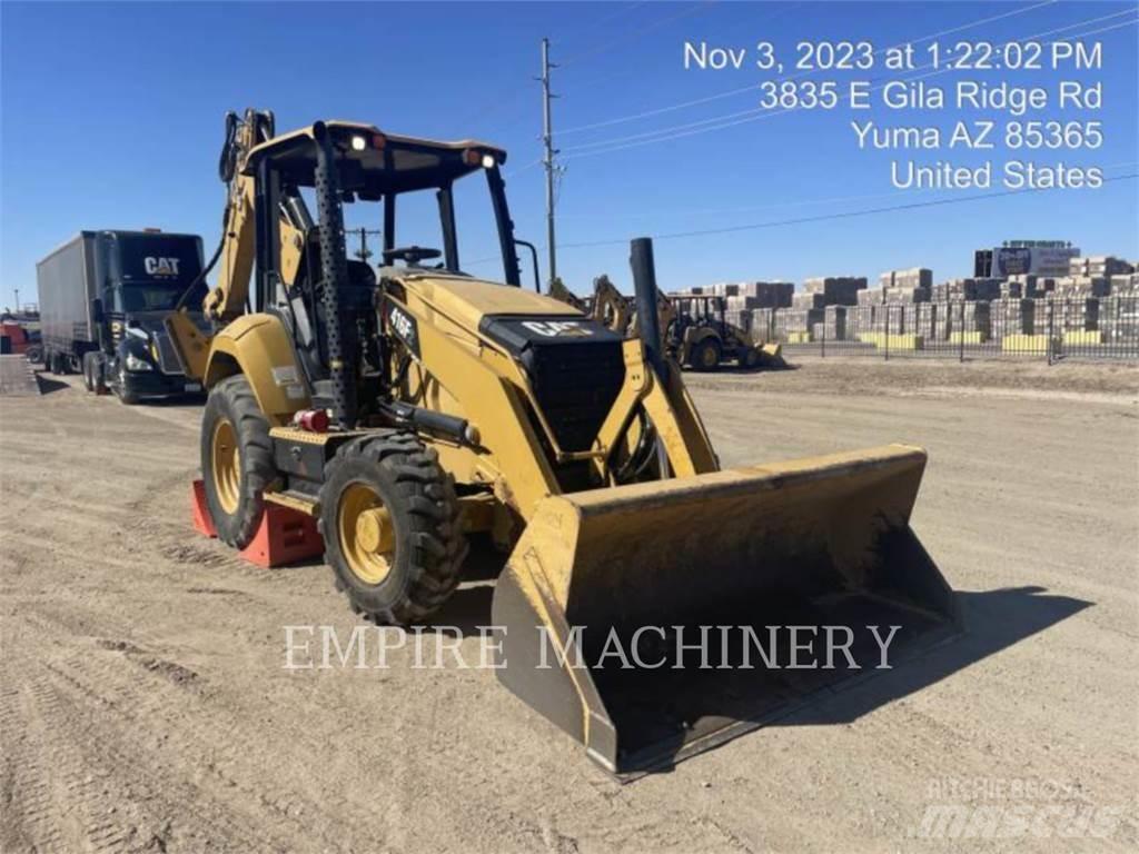CAT 416F2 4EOP Товарач със заден ексватор