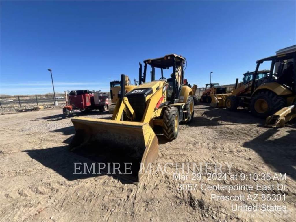 CAT 416F2 4EOP Товарач със заден ексватор