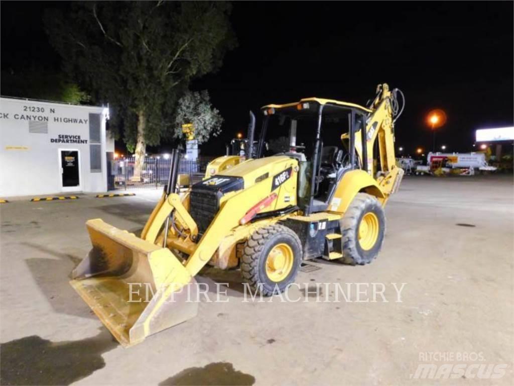 CAT 416F2 4EOP Товарач със заден ексватор