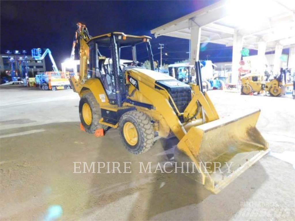 CAT 416F2 4EOP Товарач със заден ексватор