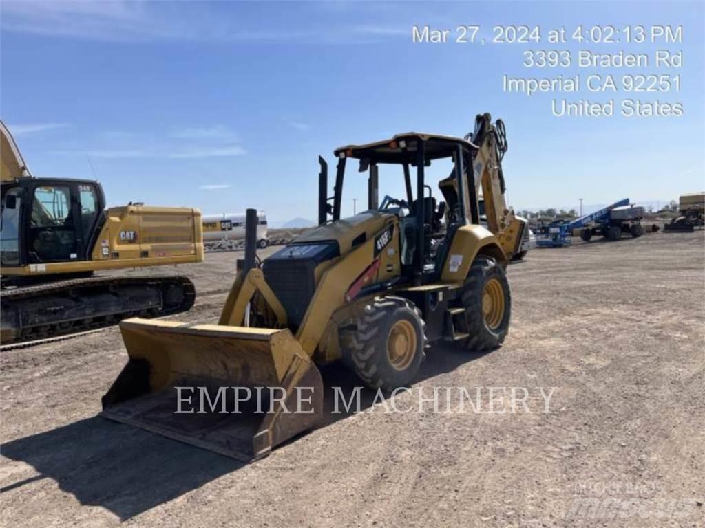CAT 416F2 4EOP Товарач със заден ексватор