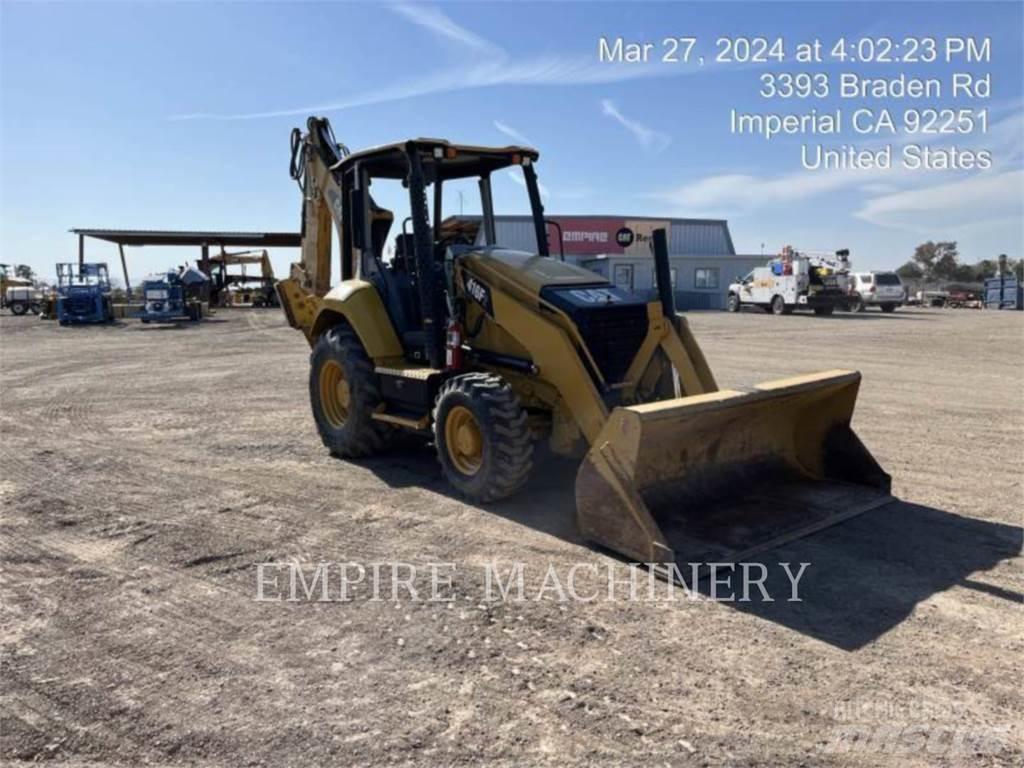 CAT 416F2 4EOP Товарач със заден ексватор
