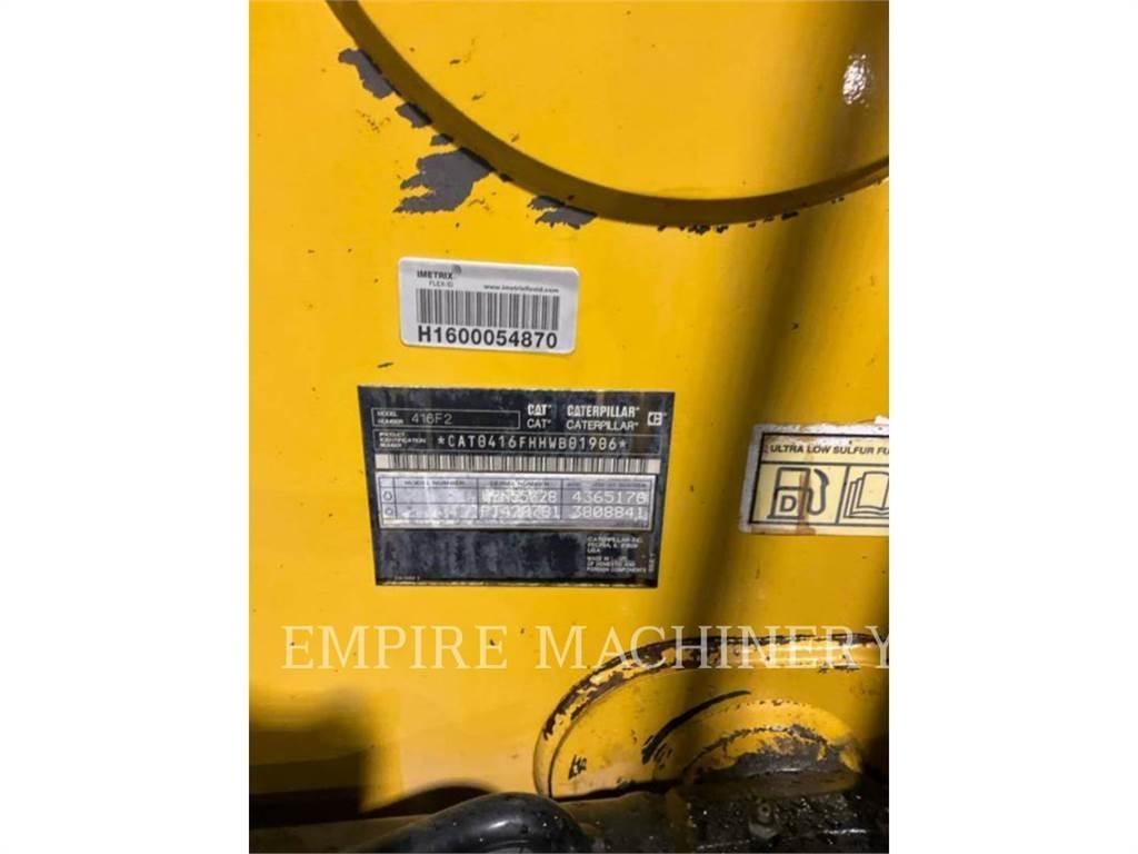 CAT 416F2 4EOP Товарач със заден ексватор