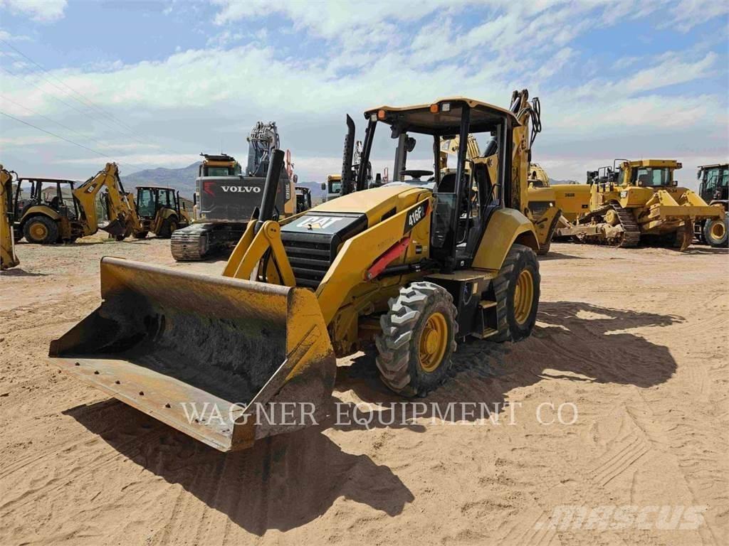 CAT 416F2 4WDE Товарач със заден ексватор