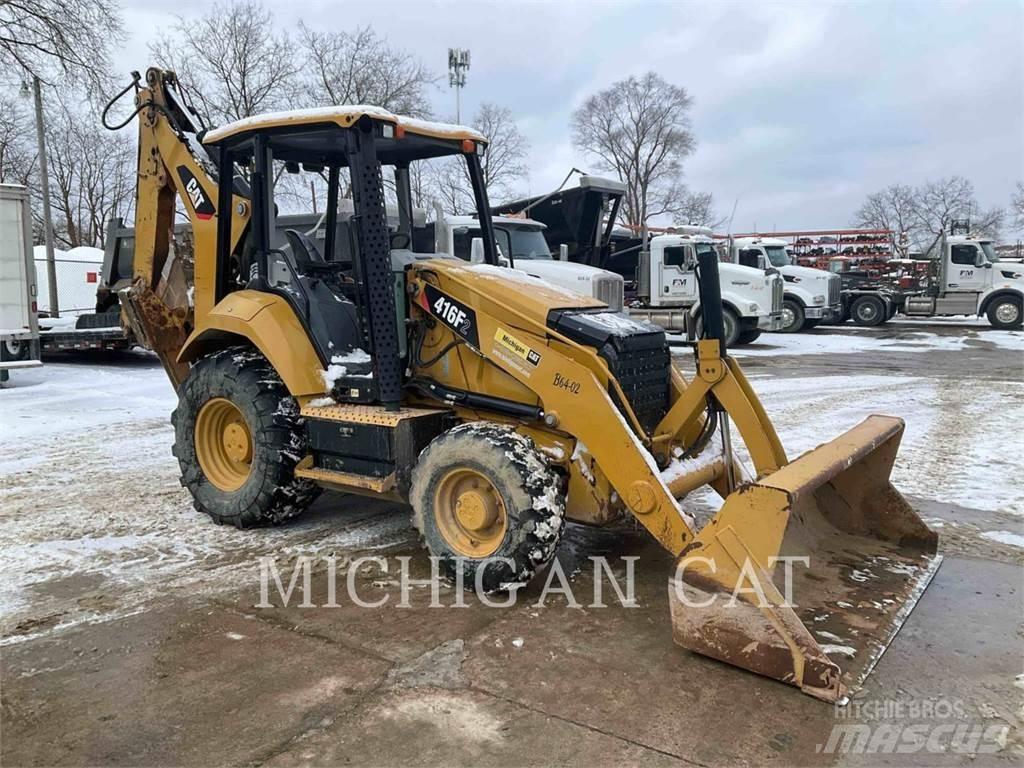 CAT 416F2 Q Товарач със заден ексватор
