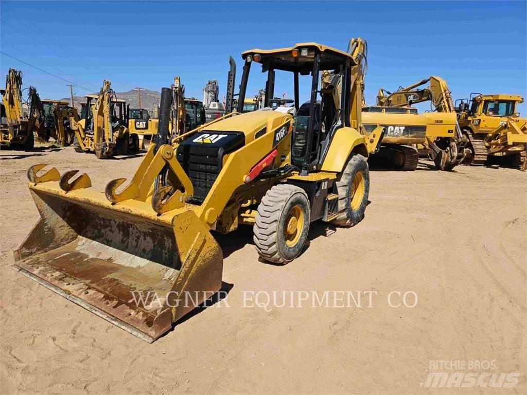 CAT 416F2ST Товарач със заден ексватор