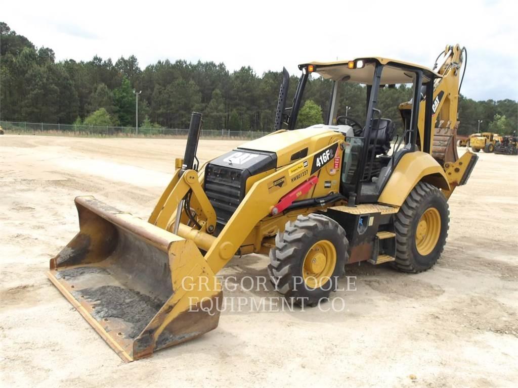 CAT 416F2ST Товарач със заден ексватор