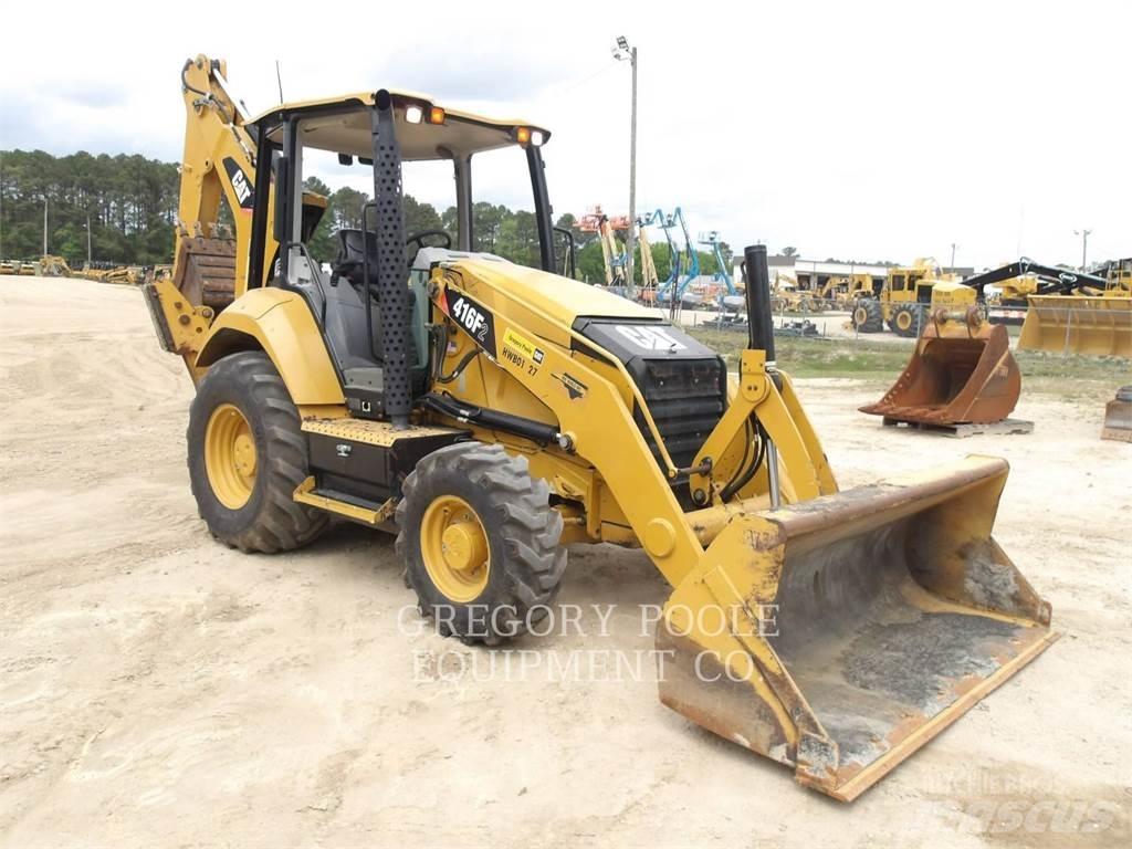 CAT 416F2ST Товарач със заден ексватор
