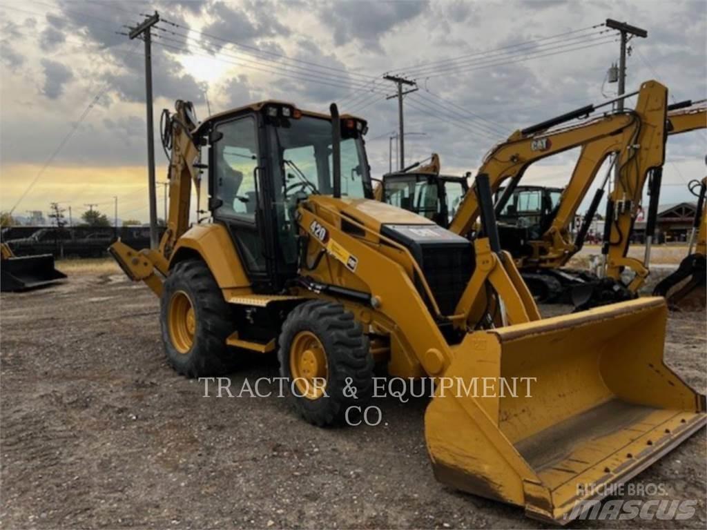 CAT 420-07 Товарач със заден ексватор