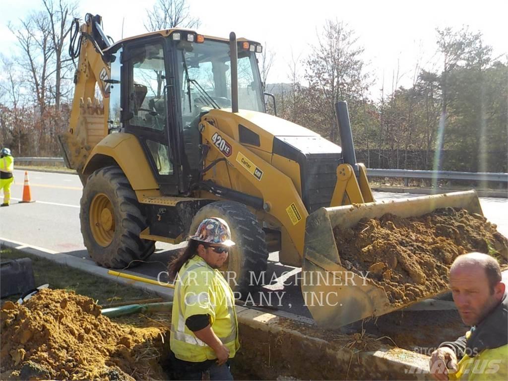 CAT 420-07XE Товарач със заден ексватор