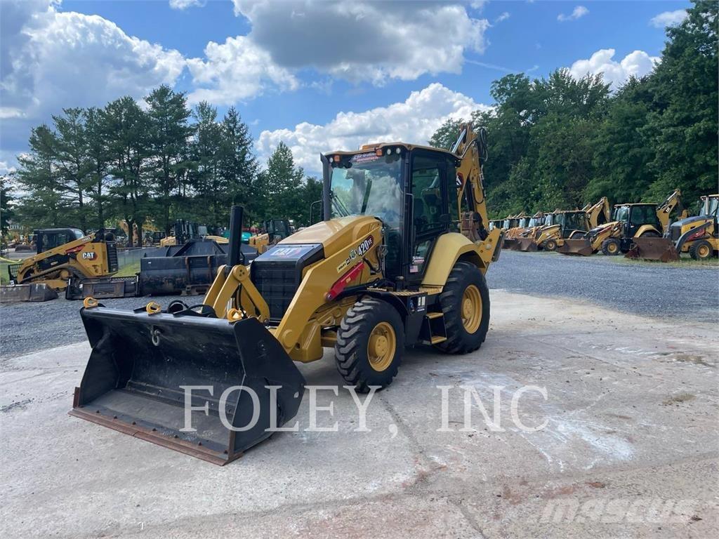 CAT 420-07XE Товарач със заден ексватор