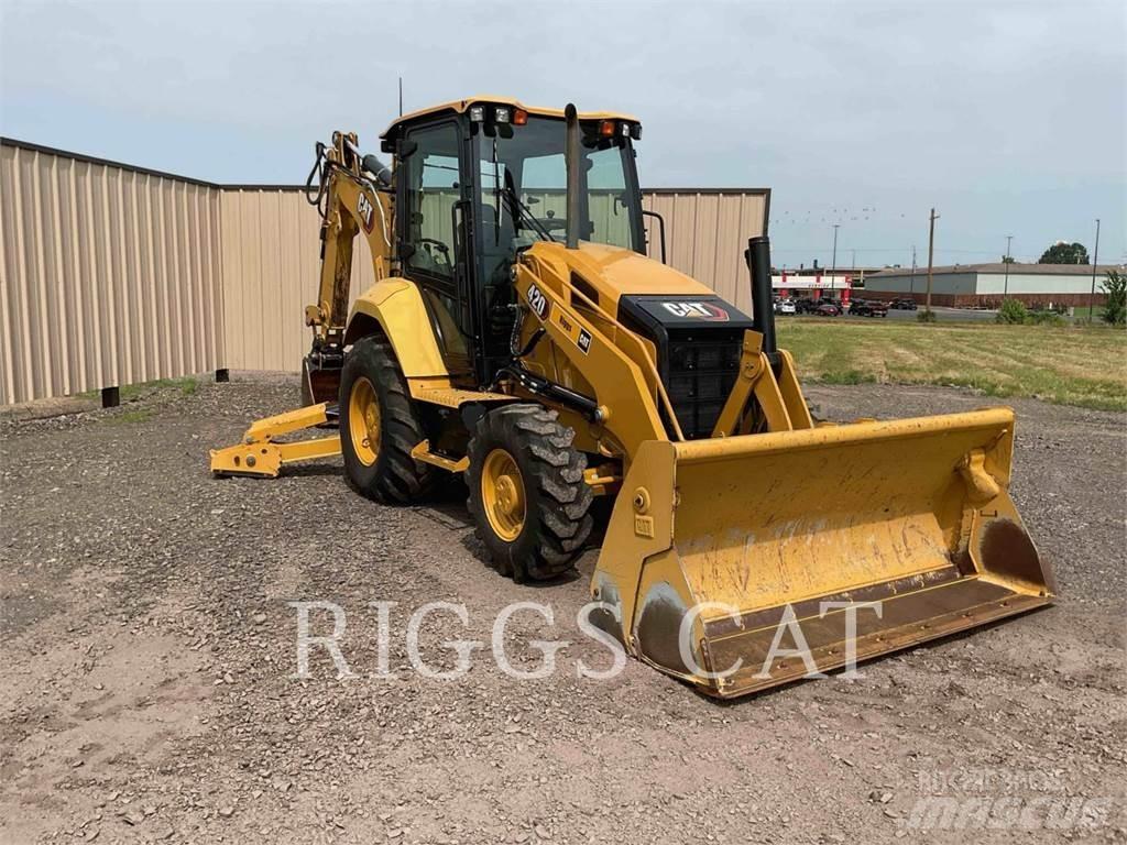 CAT 420 4AEM Товарач със заден ексватор