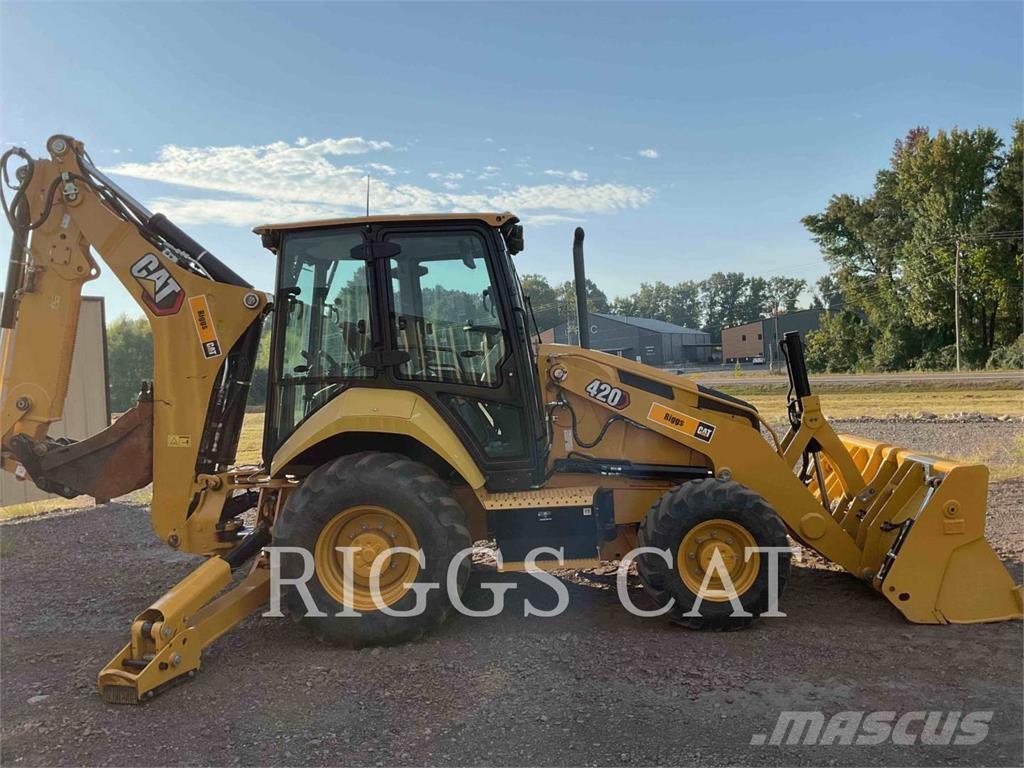 CAT 420 4AEM Товарач със заден ексватор