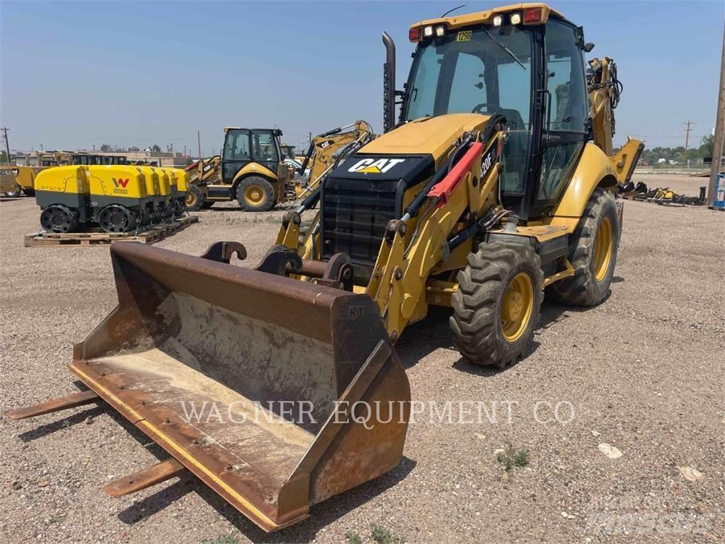 CAT 420F IT4WE Товарач със заден ексватор