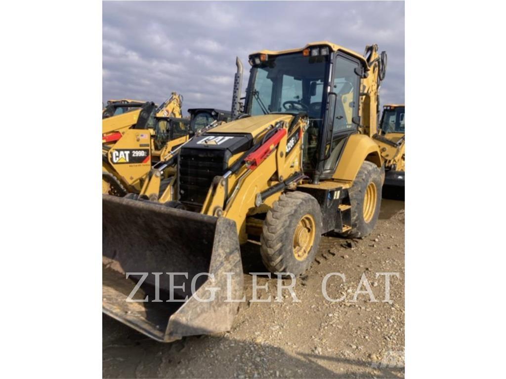CAT 420F2 Товарач със заден ексватор