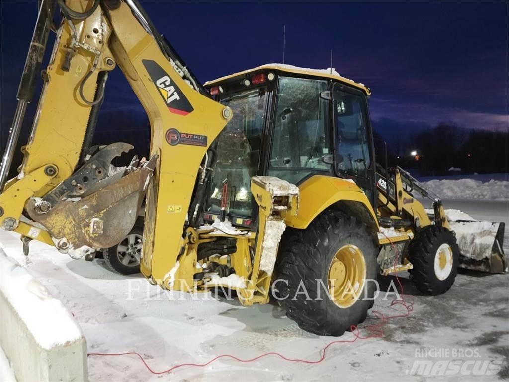 CAT 420F2 Товарач със заден ексватор