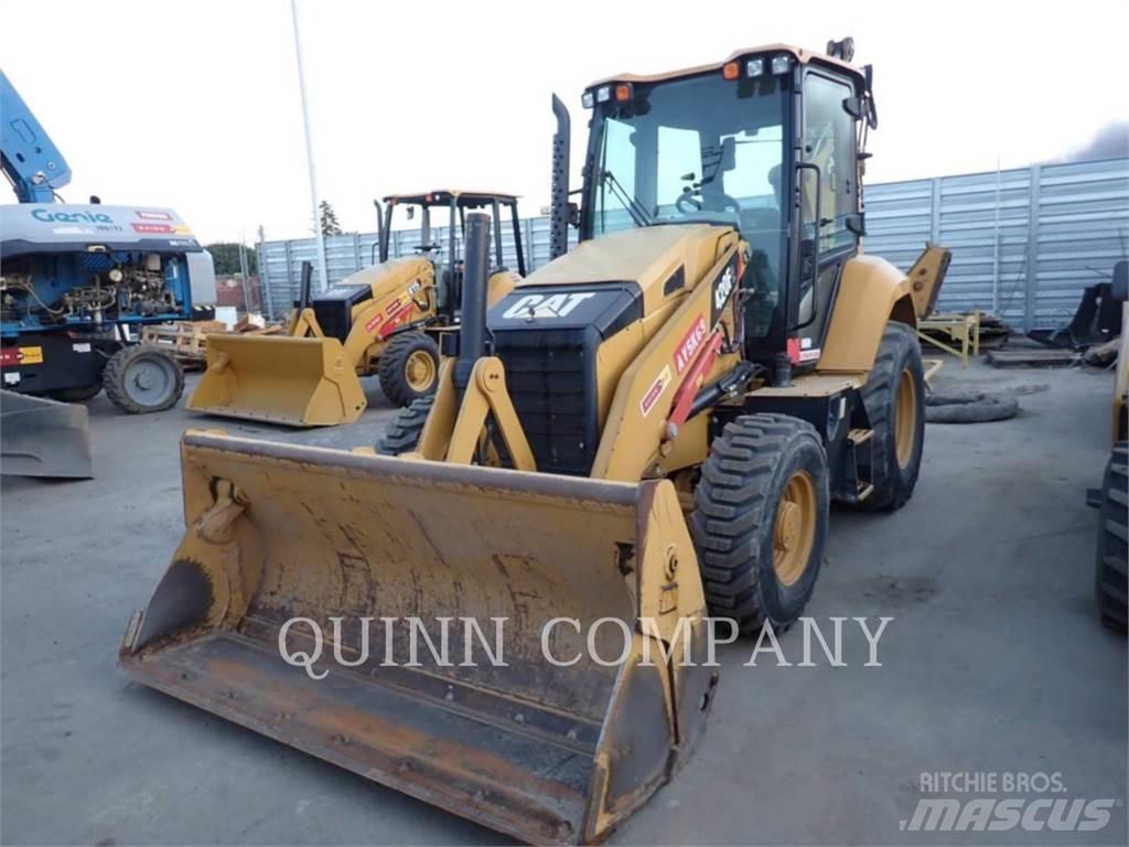 CAT 420F2 Товарач със заден ексватор