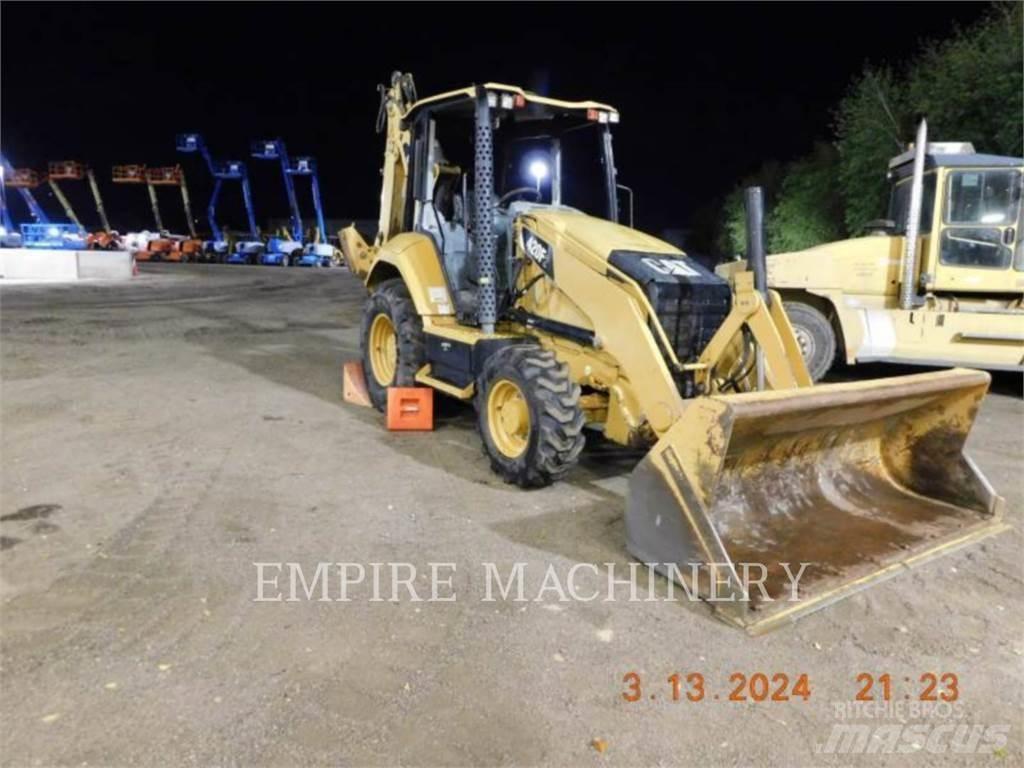 CAT 420F2 4EO Товарач със заден ексватор