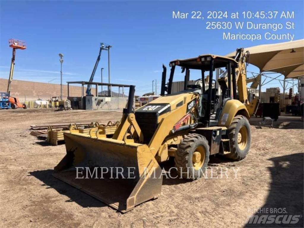 CAT 420F2 4EO Товарач със заден ексватор