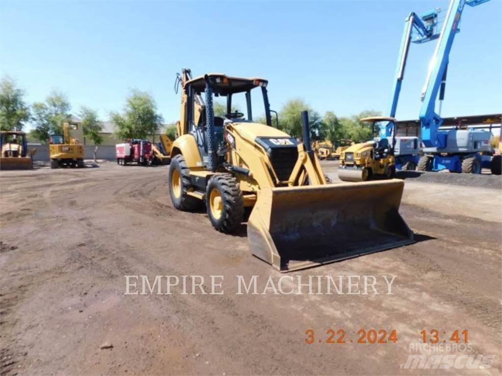 CAT 420F2 4EO Товарач със заден ексватор