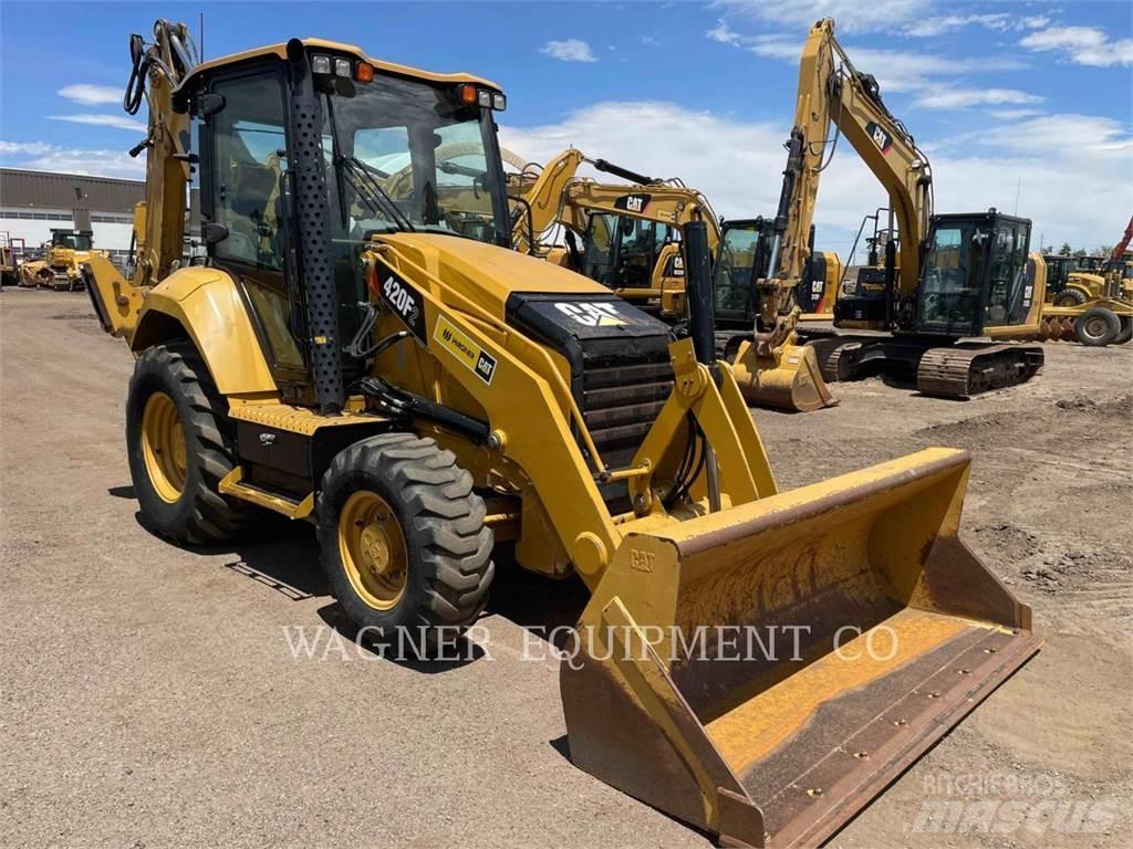 CAT 420F2 4WDE Товарач със заден ексватор