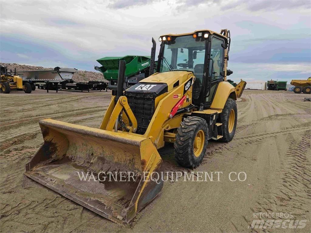 CAT 420F2ST Товарач със заден ексватор
