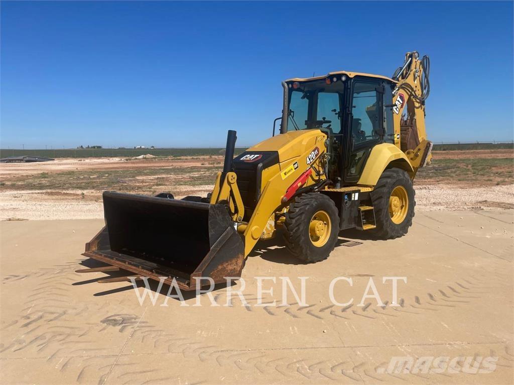CAT 420XE AE4T Товарач със заден ексватор