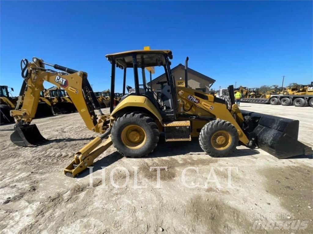 CAT 420XE ITEX Товарач със заден ексватор