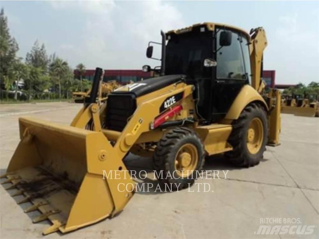 CAT 422E Товарач със заден ексватор