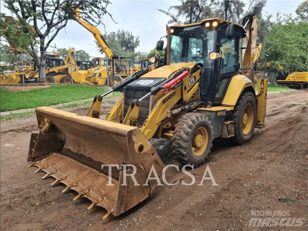 CAT 428 Товарач със заден ексватор