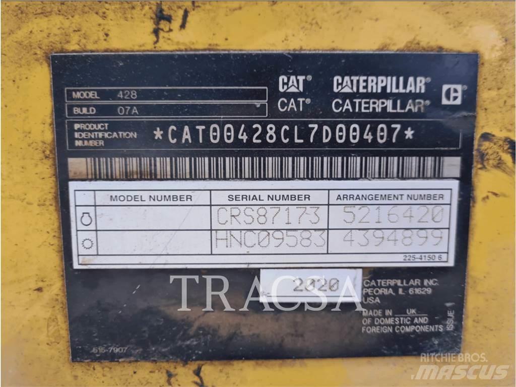 CAT 428 Товарач със заден ексватор