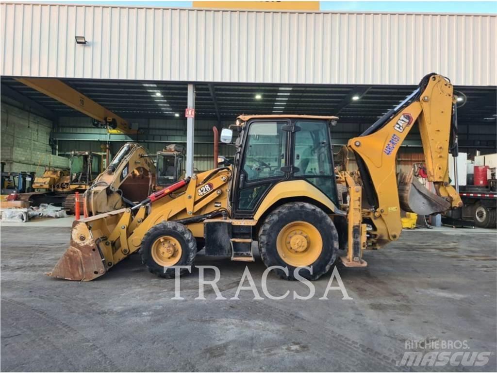 CAT 428 Товарач със заден ексватор