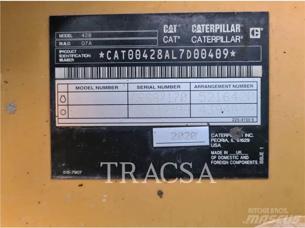 CAT 428 Товарач със заден ексватор